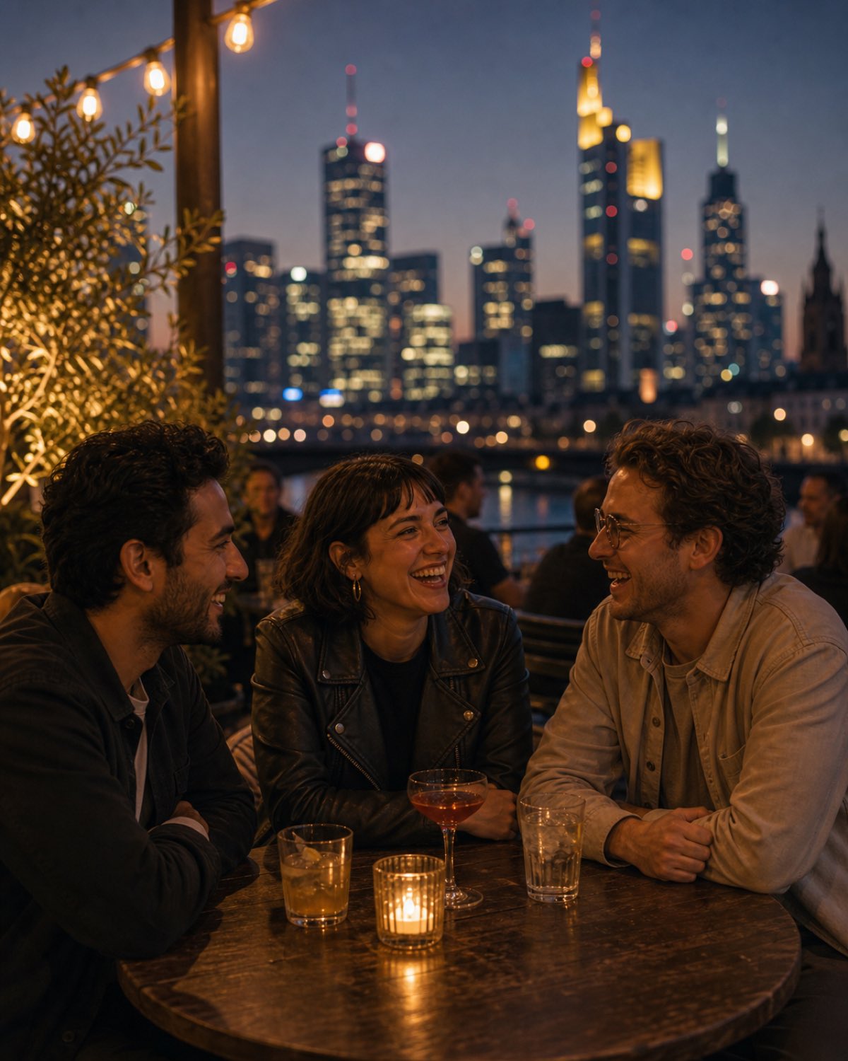 A moment in Frankfurt