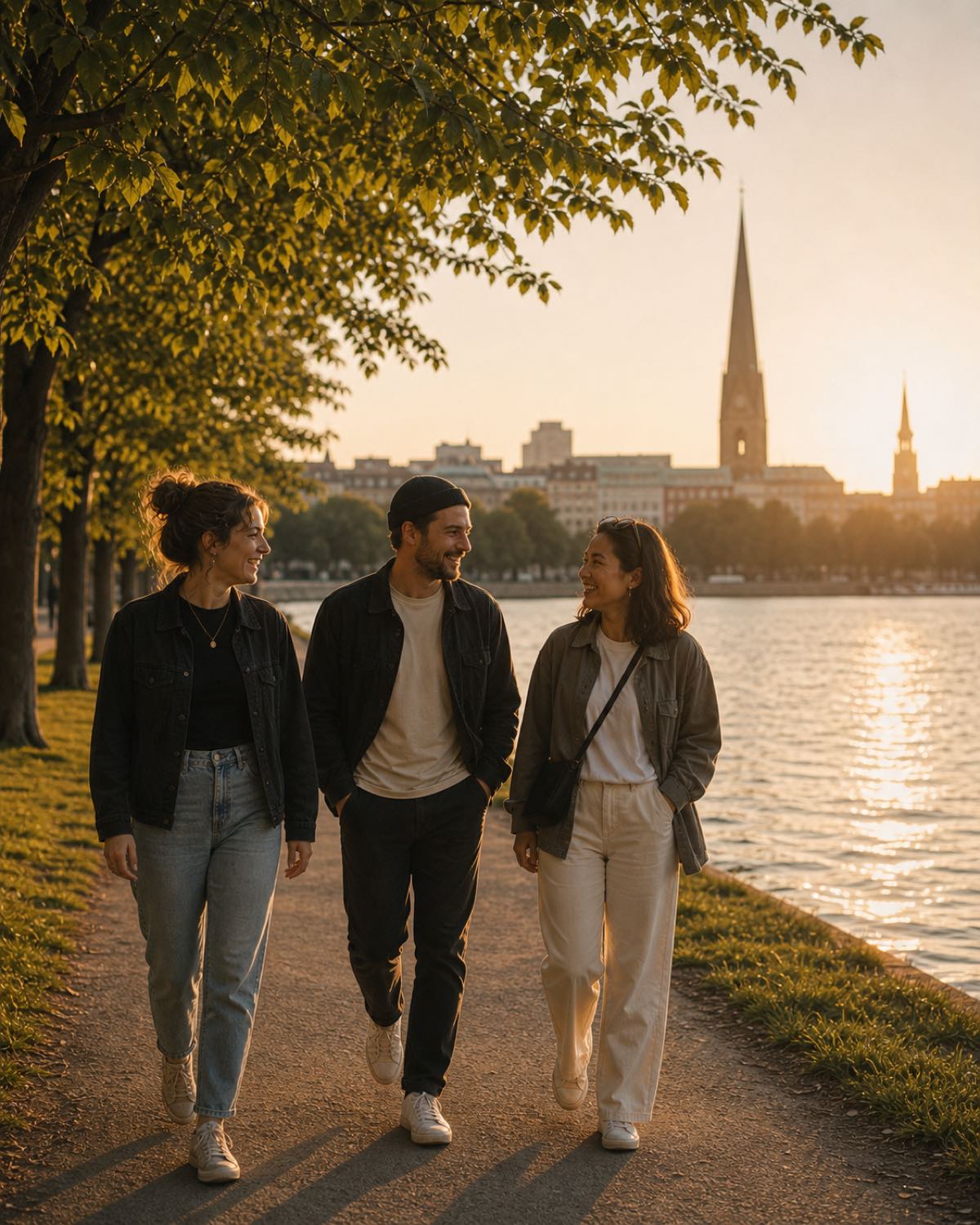 A moment in Hamburg