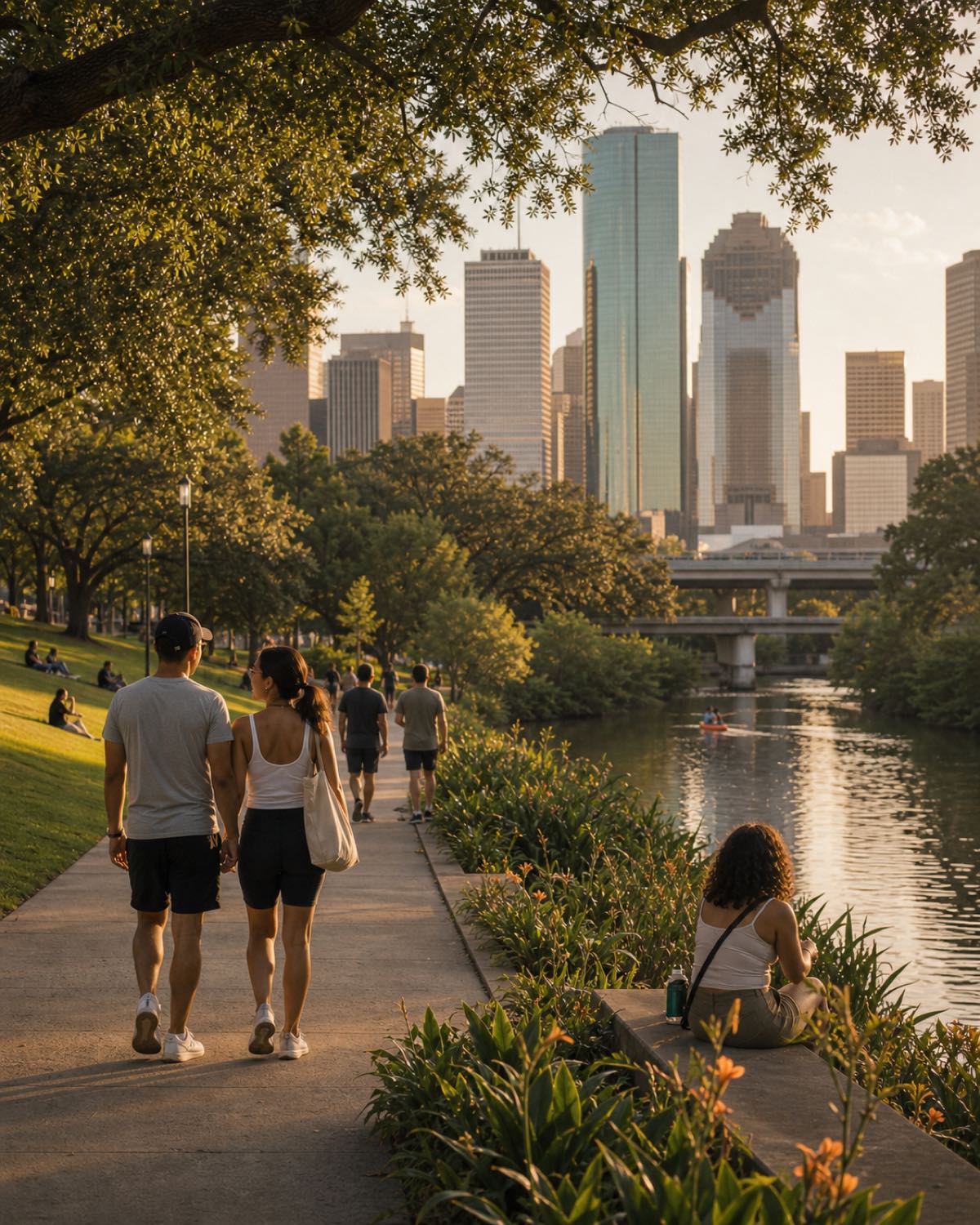 A moment in Houston